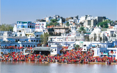 Couleurs vibrantes du Rajasthan